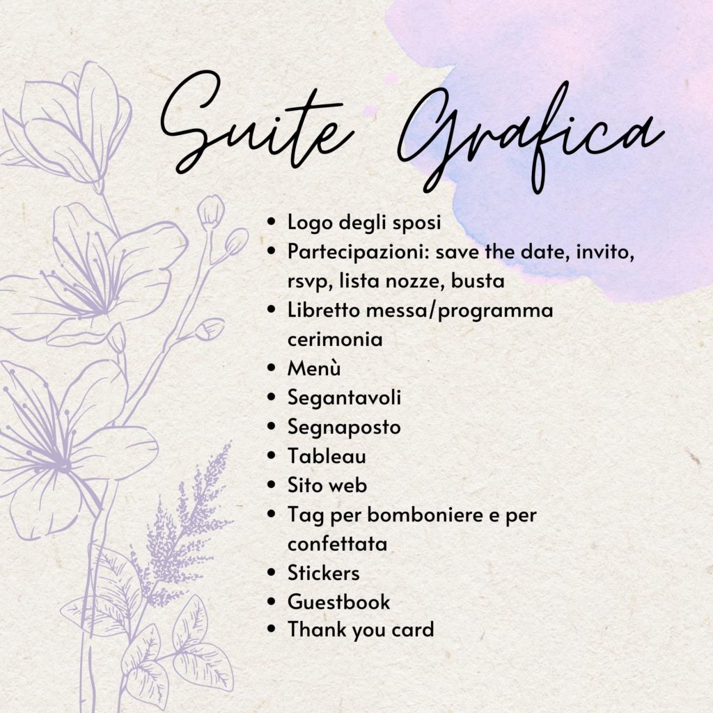 Suite Grafica per Matrimoni